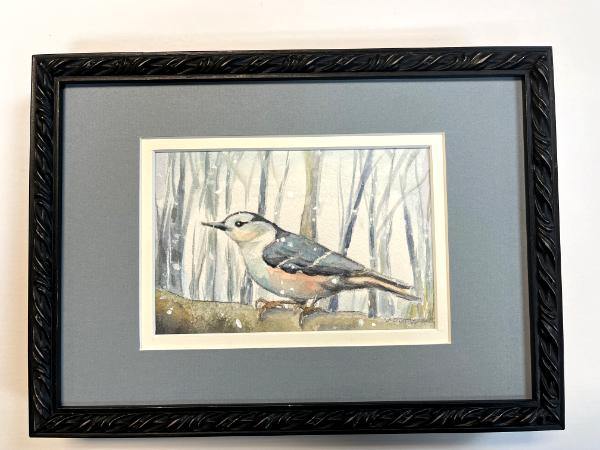 "Nuthatch in Winter"